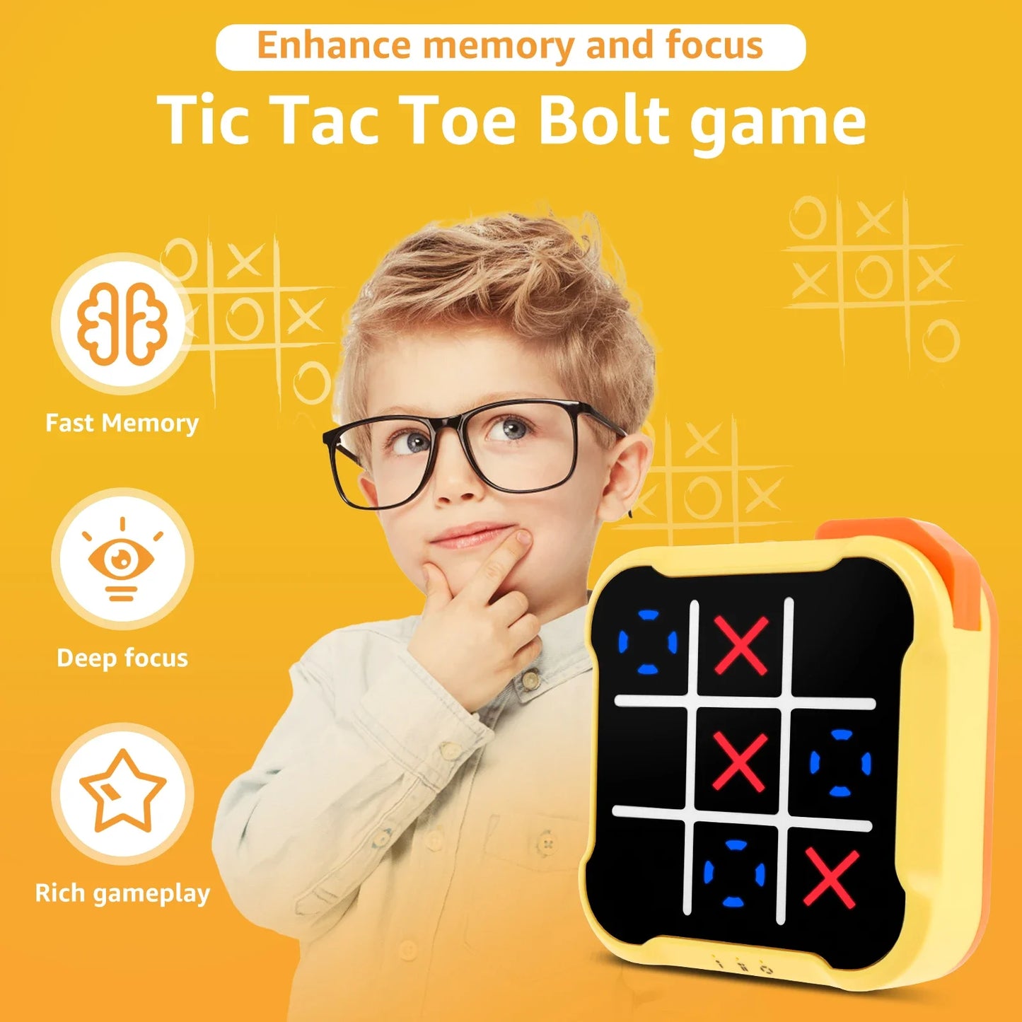 Fun Electronic Tic Tac To/ Noughts and crosses Game.